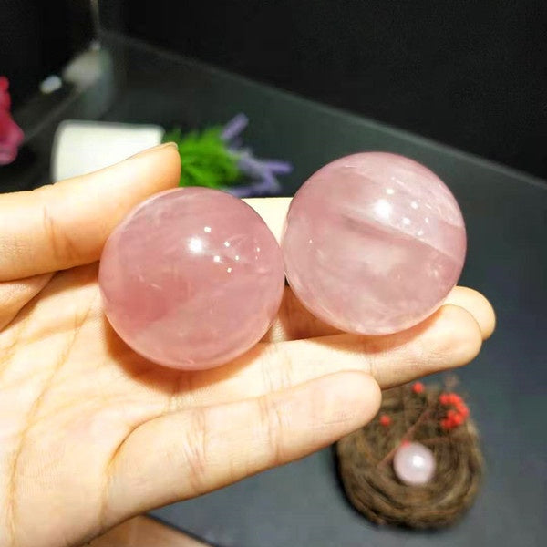 Wholesale Natural Crystal Sphere Polished Rose Quartz Ball