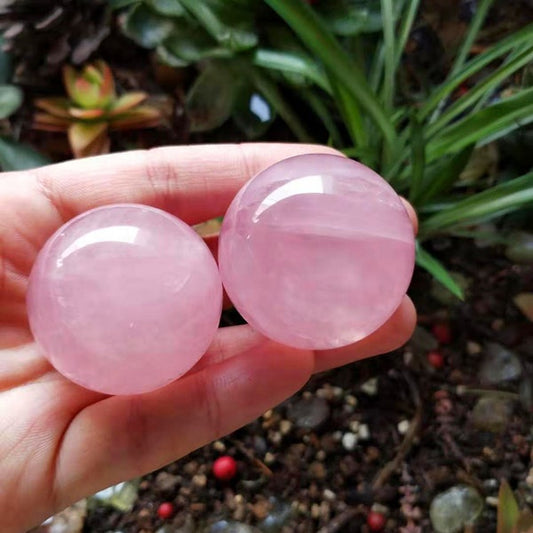 Wholesale Natural Crystal Sphere Polished Rose Quartz Ball